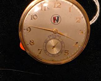 14K Buick pocket watch 