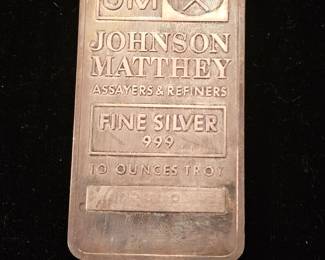 10 oz .999 Silver bar