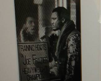 Ali Taunting Frazier Photo with COA
