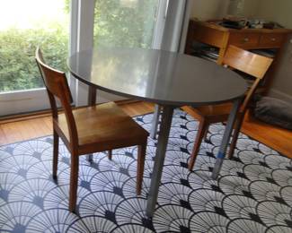 Room and Board Table and two chairs