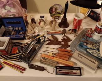 coke ice picks, tray, glass mug, thermal cup, school bell, fish scale and more