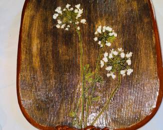 Handmade pottery tray