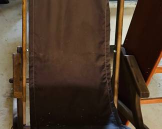 Vintage sling back chair