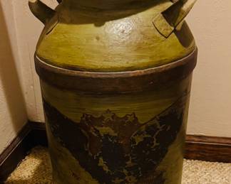 Vintage milk can