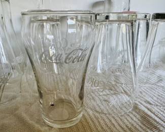 
Set of Coca-Cola glasses