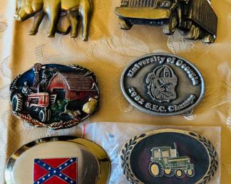 Collection of belt buckles