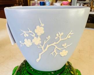 Copeland pale blue vase