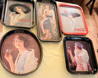 1970s -1980s  Coca-Cola trays