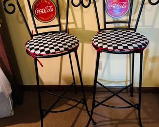 Coca-Cola bar chairs