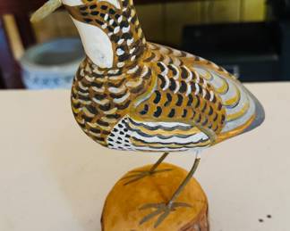 Hand carved Bird by Rogers