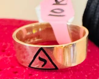 10k masons ring