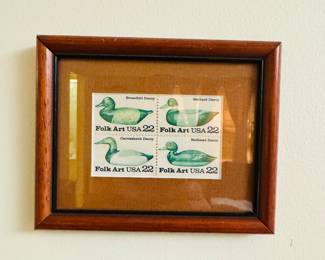 Framed stamps