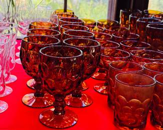 Lots of stem ware