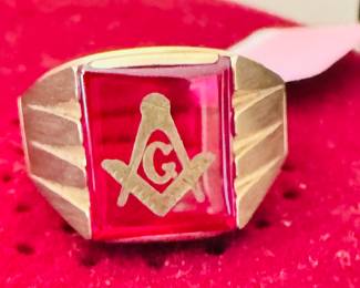 10k Masons ring