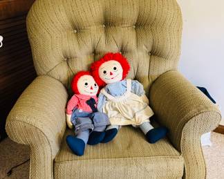 Raggedy Ann and Andy dolls/vintage