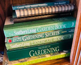 Lots of gardening books