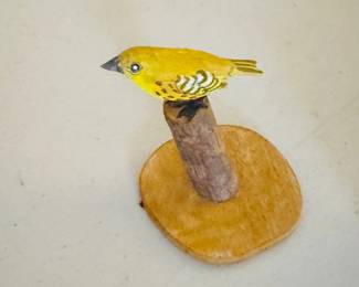 Hand carved Bird by Rogers
