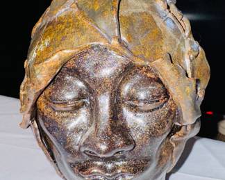 Handmade face jug by Mary Jean Jessup