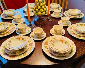 Set of Vernon ware/Metlox