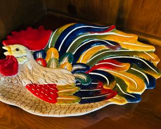 Rooster platter