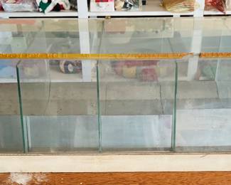 Pair of vintage display cases