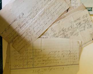 Ephemera from the 1800s to the early 1900s