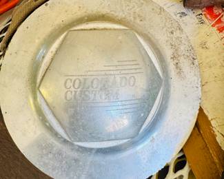 Colorado Custom Polished Billet Alloy Wheel Rim Center Hub Cap Cover 8”Diameter