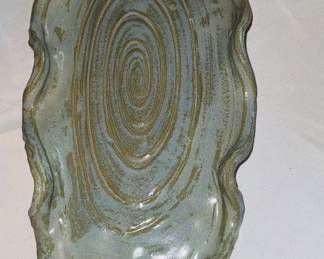 
Handmade pottery tray