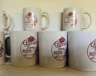 Lots and lots of gooseneck farms, coffee cups