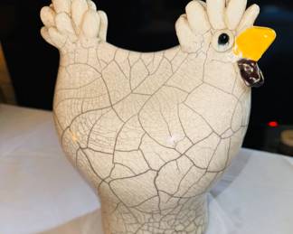 Pam Kohler handmadePottery chicken