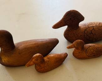 Hand carved and signed decoys