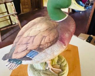 Mallard duck figurine