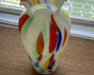 Murano Millefiori Vase from Italy