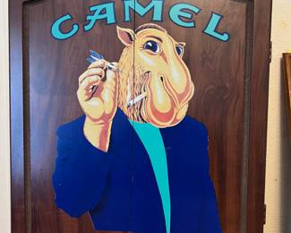 Camel Dart Board & Other Camel collectibles