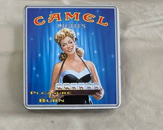 Collectible Camel tins