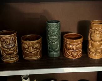 Tiki mugs