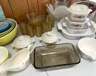 Vintage Pyrex and Corning