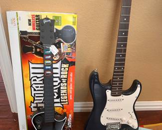 FENDER BEGINNER GUITAR AND X-BOX GUITAR
