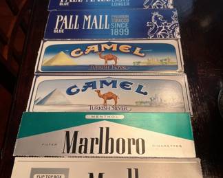 VINTAGE CIGARETTE CARTON PANELS