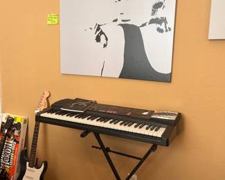 AUDREY HEPBURN ART, CASIO KEYBOARD