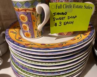 SANGO, SWEET SHOPPE PLATES