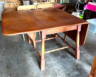 maple gate leg drop leaf table