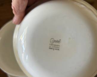 vintage Corelle ware Butterfly gold