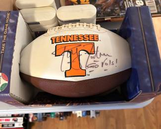 Phil Flumer signed football