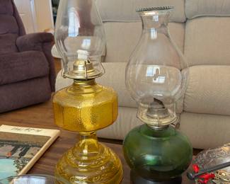 oil lamps