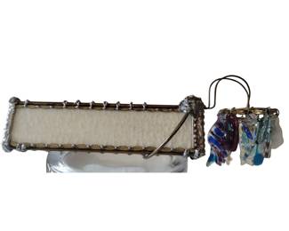 Art Glass Kaleidoscope Hanging Sea Glass Style Pieces