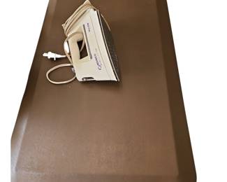 Norelco Steam Iron & Fatigue Mats for Standing