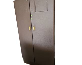 Heavy Duty Metal Storage Cabinet Shelves Garage Basement & Brooms