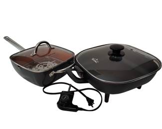 Rival Electric Skillet & Copperware Skillet