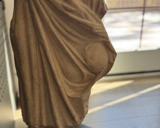 Dennis & Leen Draped Bust of Woman. Measures 32" H x 16" D. Photo 2 of 2. 